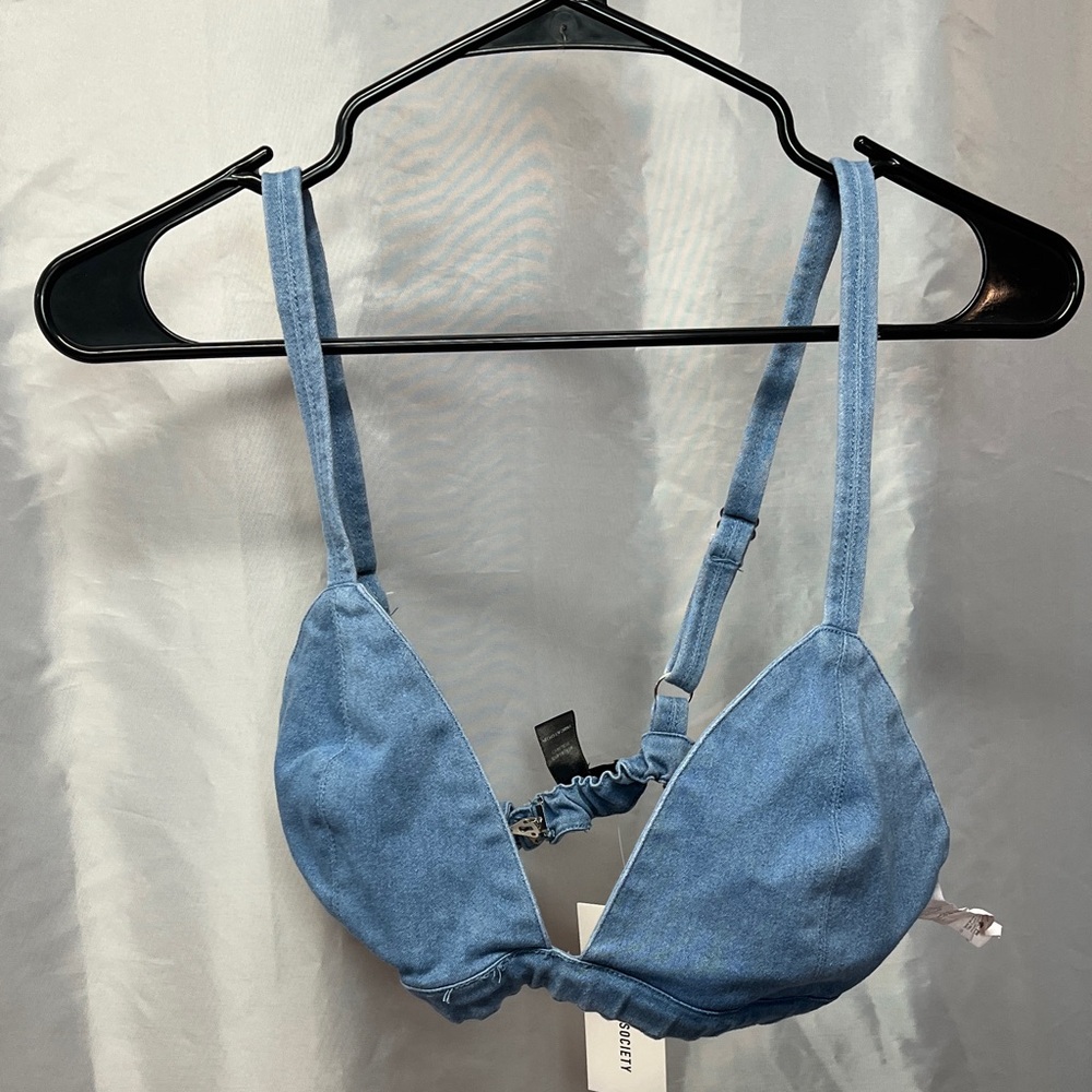 Denim Blue Bralette